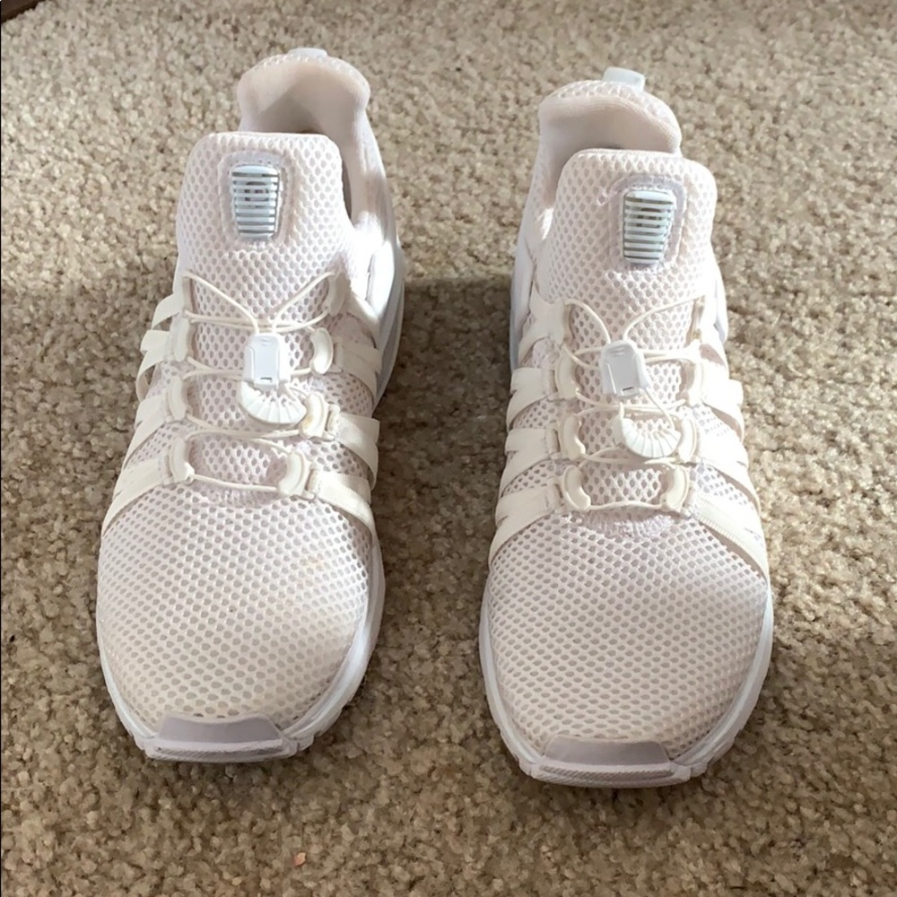 White Nike Shox Knit